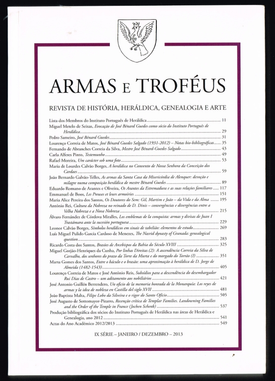 ARMAS E TROFUS - IX srie - 2013